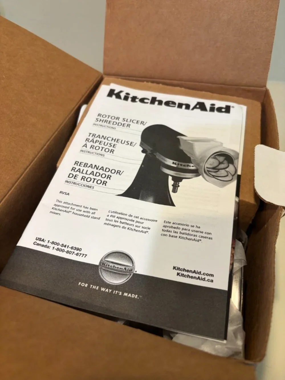 KITCHENAID ROTOR SLICER/SHREDDER STAND MIXER UNIVERSAL ATTACHMENT Brand New
